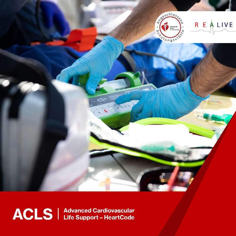 AHA Advanced Cardiovascular Life Support (ACLS HeartCode Kurs)